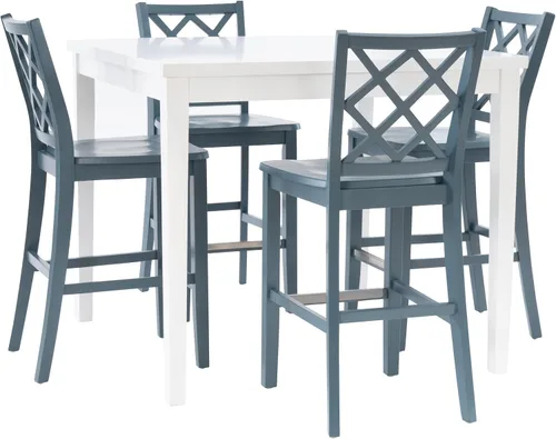 Vista 37 de Powell Silla auxiliar de comedor Conolly Blue Graphite