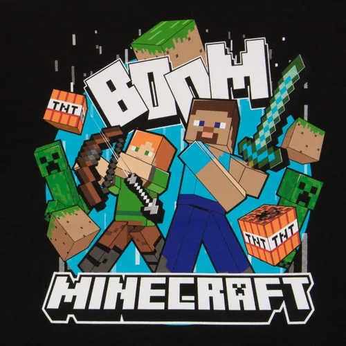 Vista 7 de Minecraft Boys Short Sleeve Regular Fit