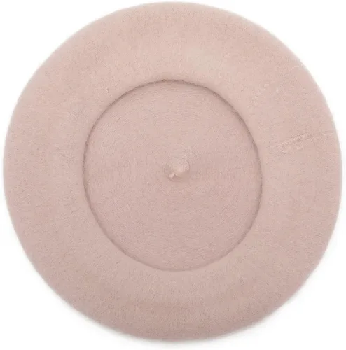 Vista 128 de ZLYC - Boina francesa de lana unicolor para mujeres y niñas