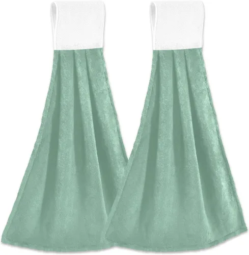 Vista 35 de Juego de 2 toallas de mano amarillas y naranjas, suaves, absorbentes, decorativas, para baño, secado rápido, barra de té, toalla colgante para baño