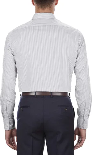 Vista 2 de Van Heusen Camisa de vestir para hombre de ajuste regular con rayas
