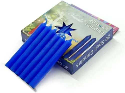 Vista 12 de Vrinda® Mini Chime Ritual Spell - Velas cónicas sin perfume de 4 pulgadas (surtido (paquete de 40)