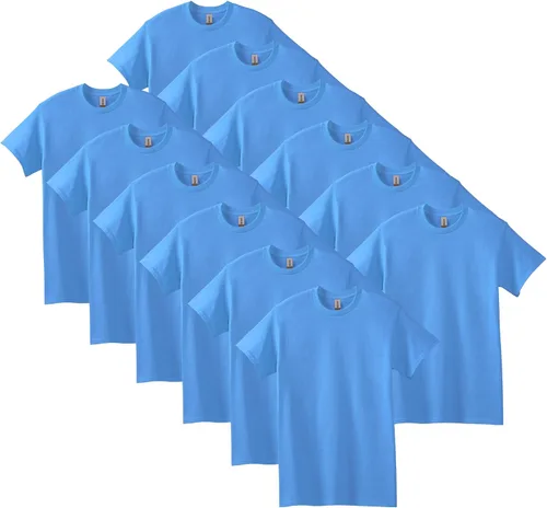 Vista 57 de Gildan Camiseta de algodón pesado para adultos, estilo G5000, paquete múltiple Gris ceniza (paquete de 2)
