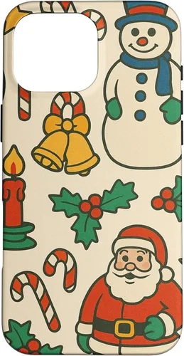Vista 19 de Patrón retro de los años 90, decoración nostálgica de vacaciones para iPhone 16