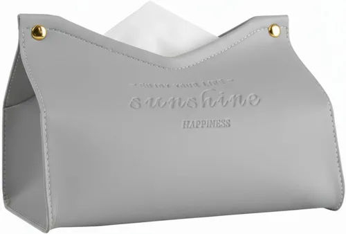 Vista 11 de cubierta de caja de pañuelos de cuero de poliuretano rectangular para coche, sala de estar, dormitorio, cocina, hogar, oficina, escritorio, lindo
