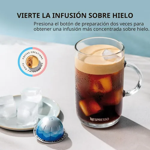 Vista 5 de Nespresso Vertuo Cafetera y Máquina de Espresso por Breville, Negro