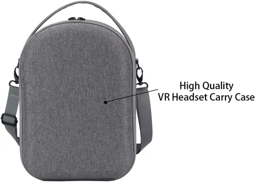Vista 2 de CEVANACE Funda rígida de transporte para Oculus Quest 2, funda Oculus Quest 2, compatible con Oculus Quest 2 BasicElite Version VR Gaming