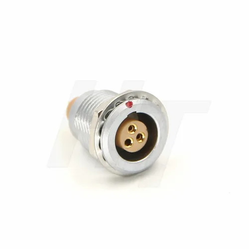 Vista 24 de HangTon FHG.0B - Conector de alimentación de ángulo recto de 2 pines, enchufe circular de cable macho para ARRI, monitor de cámara, batería EVF