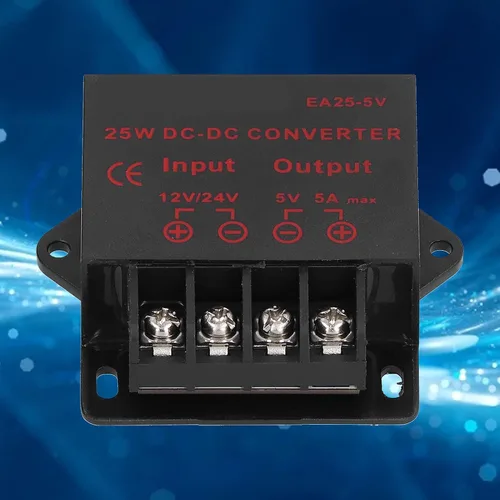 Vista 6 de EA25-5V 12V a 5V 5A Coche LED Suministro 25W DC Módulo 24V Caída 5V Coche Modificado Suministro Transformador Módulo