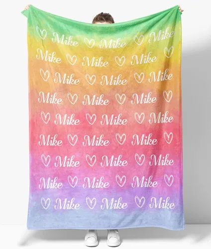 Vista 42 de OLIVE OLIVIA Mantas personalizadas para niños con nombres, mantas personalizadas con nombre para adultos, manta personalizada, regalo