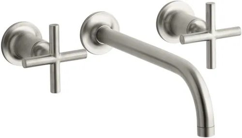 Vista 27 de Kohler T14413-4-BGD Purist - Grifo de pared para lavabo Negro mate