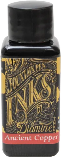Vista 13 de Tinta embotellada para pluma estilográfica Diamine, 30 ml - Ámbar
