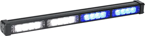 Vista 11 de LAMPHUS SolarBlast SBLS44, barra de luces LED de advertencia de emergencia para cubierta, 16 W, azul y rojo