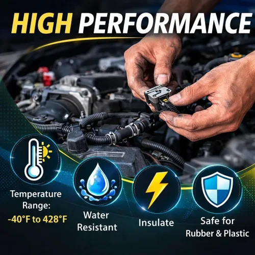 Vista 9 de Realth Grasa dieléctrica para conectores eléctricos 1 oz, anticorrosión