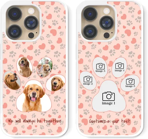 Vista 16 de Fundas de teléfono personalizadas Red Love You Imágenes empalmadas para iPhone 5 6 7 8 11 12 13 14 15 16 Pro Max Plus Mini X para Samsung S21 S22