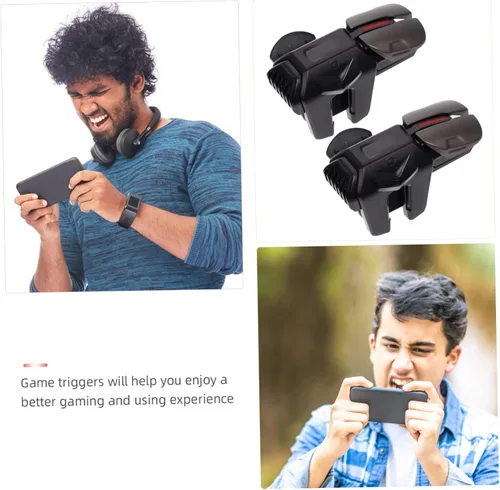 Vista 7 de 1pair Game Controller Trigger Compact Sturdy Mobile Game Triggers Compatibility for Enhanced Gaming Experience Lightweight Easy to Install for All