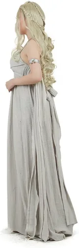 Vista 2 de miccostumes Daenerys Targaryen Cosplay gris vestido largo para mujer