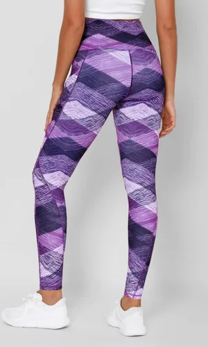 Vista 2 de ODODOS - Leggings de yoga con cintura alta y bolsillos para mujer, pantalones de yoga deportivos con control de abdomen, no se transparentan