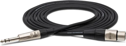 Vista 2 de Hosa Interconexión equilibrada HXS-030 Pro, REAN XLR3F a TRS de 1/4 pulgadas, 30 pies