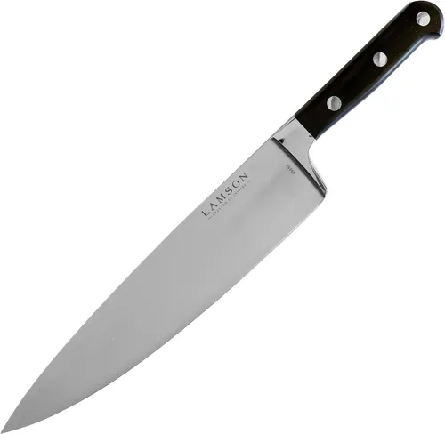 Vista 16 de Lamson Premier - Cuchillo de chef forjado de 4 pulgadas, hoja de acero inoxidable de alto carbono, triple remachado para equilibrio, ideal