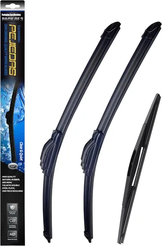 Vista 9 de 3 limpiaparabrisas OEM, limpiaparabrisas de repuesto para Jeep Wrangler 2007-2017