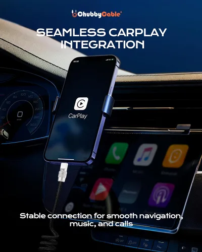 Vista 5 de chubbycable Curly Chubby - Cable de carga rápida USB C en espiral de 240 W, cable de carga retráctil trenzado duradero para automóvil compatible
