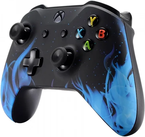 Vista 2 de Control de fuego rápido modificado personalizado para Xbox - Carcasa suave para un agarre cómodo X - Incluye la mayor variedad de modos (llamas)