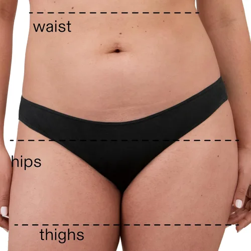 Vista 6 de Tanga de algodón 100% orgánico, suave, de comercio justo, transpirable, ropa interior de algodón Pima diseñada para la comodidad diaria