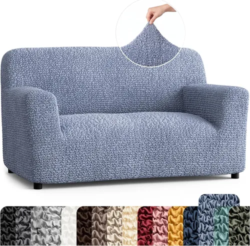 Vista 42 de PAULATO BY GA.I.CO. Funda para Silla - Funda para Sillón - Funda para Sillón - Funda de Tela Suave - Protector de Muebles Elegante de Ajuste Ceniza