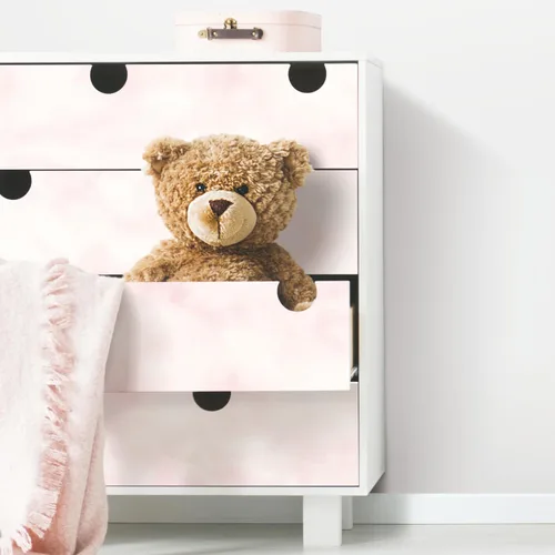 Vista 6 de RoomMates RMK10709WP - Papel pintado rosa en nubes despegar y pegar