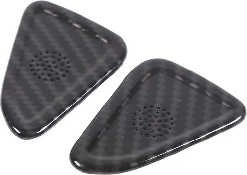 Vista 7 de Daeiclru Cubierta para altavoz de puerta lateral de automóvil compatible con Chevrolet Corvette C8 2020-2023, cubierta de anillo de sonido