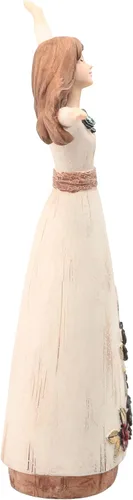 Vista 8 de Pavilion Gift Company Simple Spirits 41007 - Figura decorativa (7.5 pulgadas), color blanco, verde, bronceado