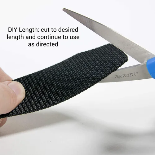 Vista 7 de Cinturón táctico de nailon para hombres, ajustable, casual, resistente al aire libre, con hebilla de plástico duradera