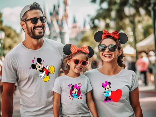 Vista 4 de Mickey y Minnie in Love - Camisa de Mickey con diseño de ángel y amor, camiseta Eros Mickey, camisas de Disney para mujer, camisa para el día de San