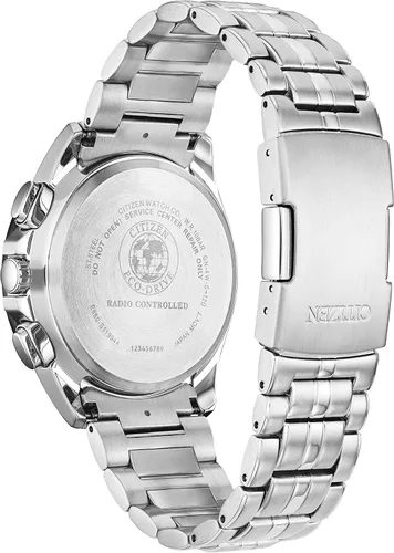 Vista 3 de Citizen Eco-Drive A-T World Chrono Men's Watch Stainless Steel
