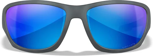 Vista 2 de Wiley X WX Climb Captivate - Lentes de sol polarizados, gafas de seguridad para hombres y mujeres, protección ocular UV para tiro, pesca, ciclismo