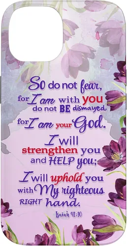 Vista 4 de So Do Not Fear for I 'm with You Isaías 41:10 - Funda cristiana para iPhone 17