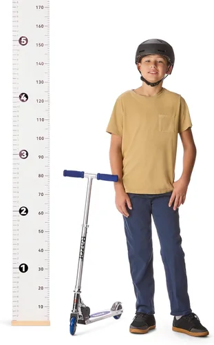Vista 6 de Razor A Patinete para niños - Ligero, plegable, marco de aluminio y manillar ajustable Azul