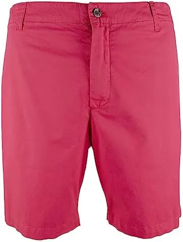 Vista 4 de Psycho Bunny Pantalón corto de corte regular estilo Diego para hombre, fucsia (Bright Fuschia)