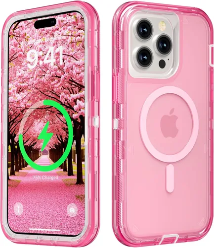 Vista 91 de Follaroma Funda para iPhone 11, Compatible con MagSafe, Fundas de Teléfono de Protección Resistente a Prueba de Golpes de Servicio Pesado