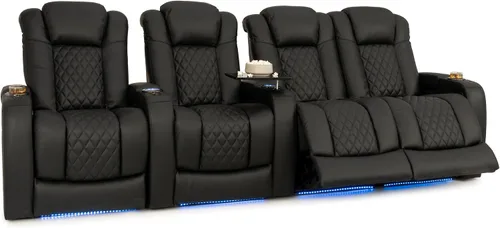 Vista 18 de Seatcraft Virtuoso 365 - Asiento de cine en casa (3 unidades), color ébano