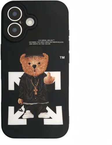 Vista 8 de Funda genial compatible con iPhone 14 Pro Max, diseñada para niños, cubierta de goma de gel de silicona suave estética divertida a prueba de golpes