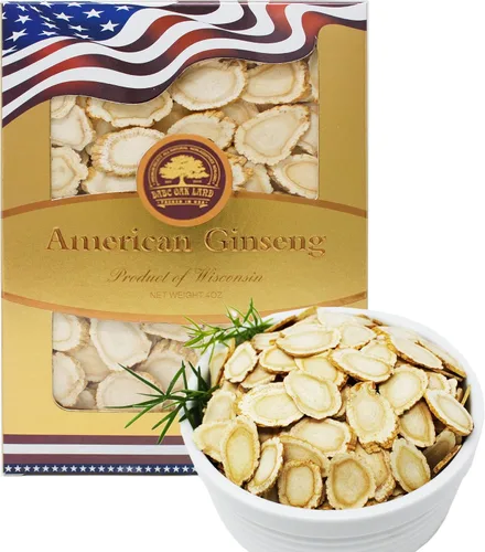 Vista 11 de Rebanadas de ginseng americano de Wisconsin, DOL American Wisconsin - Rodajas de ginseng para té, energía para hombres y mujeres, la salud mental