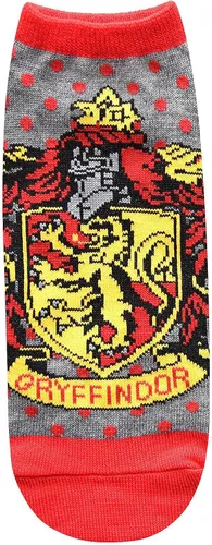 Vista 3 de Harry Potter Paquete de 5 calcetines tobilleros con diseño de lunares para juniorsmujer, talla 4-10, multicolor, Multi