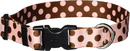 Vista 50 de Collar de diseño amarillo estándar para perro, pequeño, s, Marrón Lunares de Navidad
