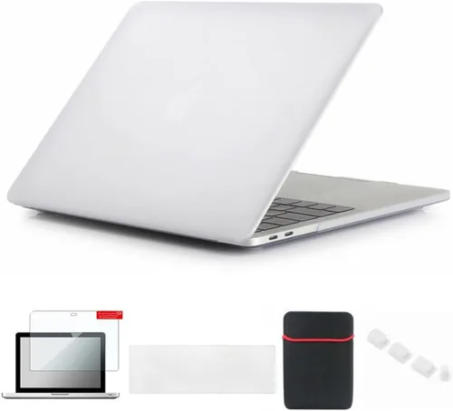 Vista 12 de Se7enline Compatible con MacBook Pro Touch Bar Case 2016/2017/2018/2019, funda rígida mate para Mac Pro de 13 pulgadas, A1706/A1989/A2159, funda