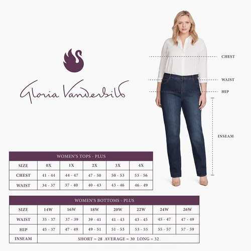 Vista 4 de Gloria Vanderbilt Pantalón ajustado Avery Ponte para mujer