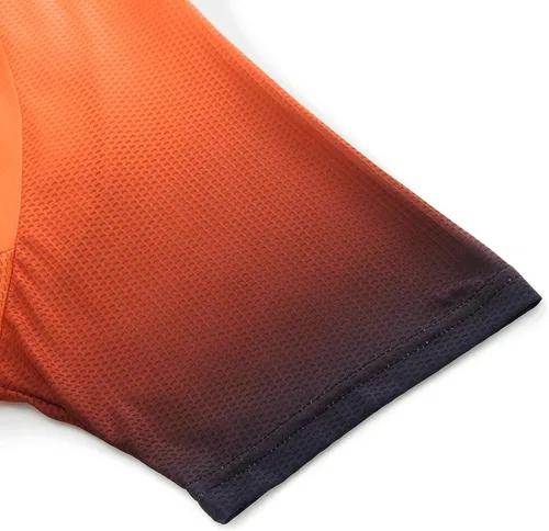 Vista 7 de Lo.gas Maillot de ciclismo para hombre, manga cortalarga, camisas de ciclismo con cremallera completa con bolsillos, ropa de bicicleta de carretera