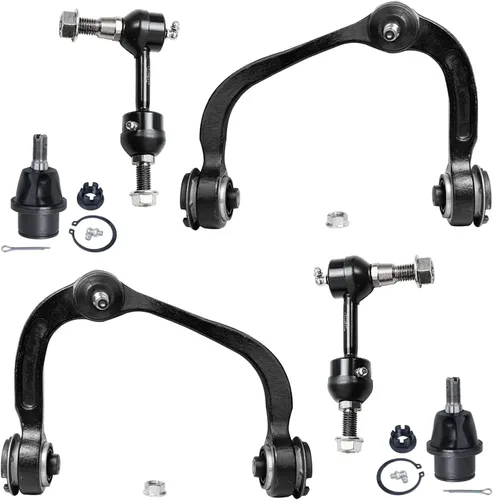 Vista 138 de Detroit Axle - Kit de extremo delantero para Chrysler 300 Dodge Charger 2011-2023 Challenger, 2 Lower Rearward Control Arms 2 Outer Tie Rods 2