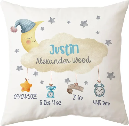 Vista 13 de Hyturtle Almohada personalizada para niños y niñas (inserto incluido)